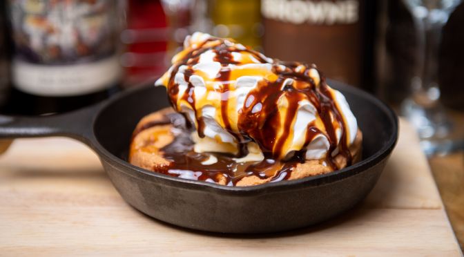 Warm Chocolate Chip Cookie Skillet