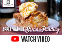 Apple Walnut Bread Pudding Dessert
