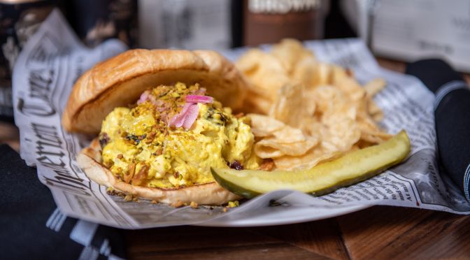 Cottage Curry Chicken Salad Artisan Sandwich